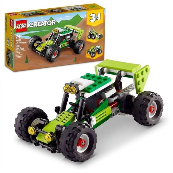 LEGO Creator Series Off-Road Buggy Digger Skid Loader ATV SxS 3in1 Kit 31123 NIB - Picture 1 of 4